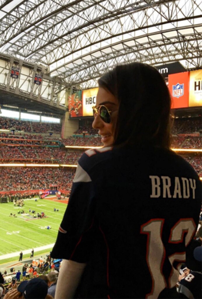 Lea Michele, 2017 Super Bowl, Instagram