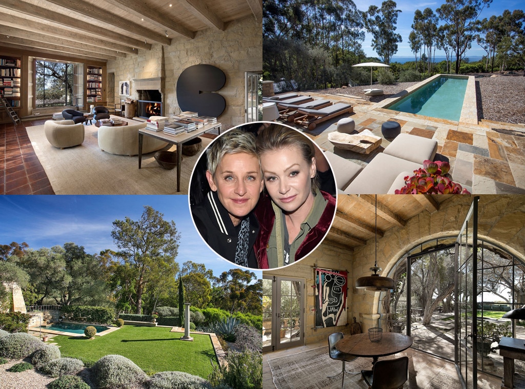 Take A Tour Of Ellen Degeneres 45 Million Santa Barbara Villa That Is Now For Sale E News 9923