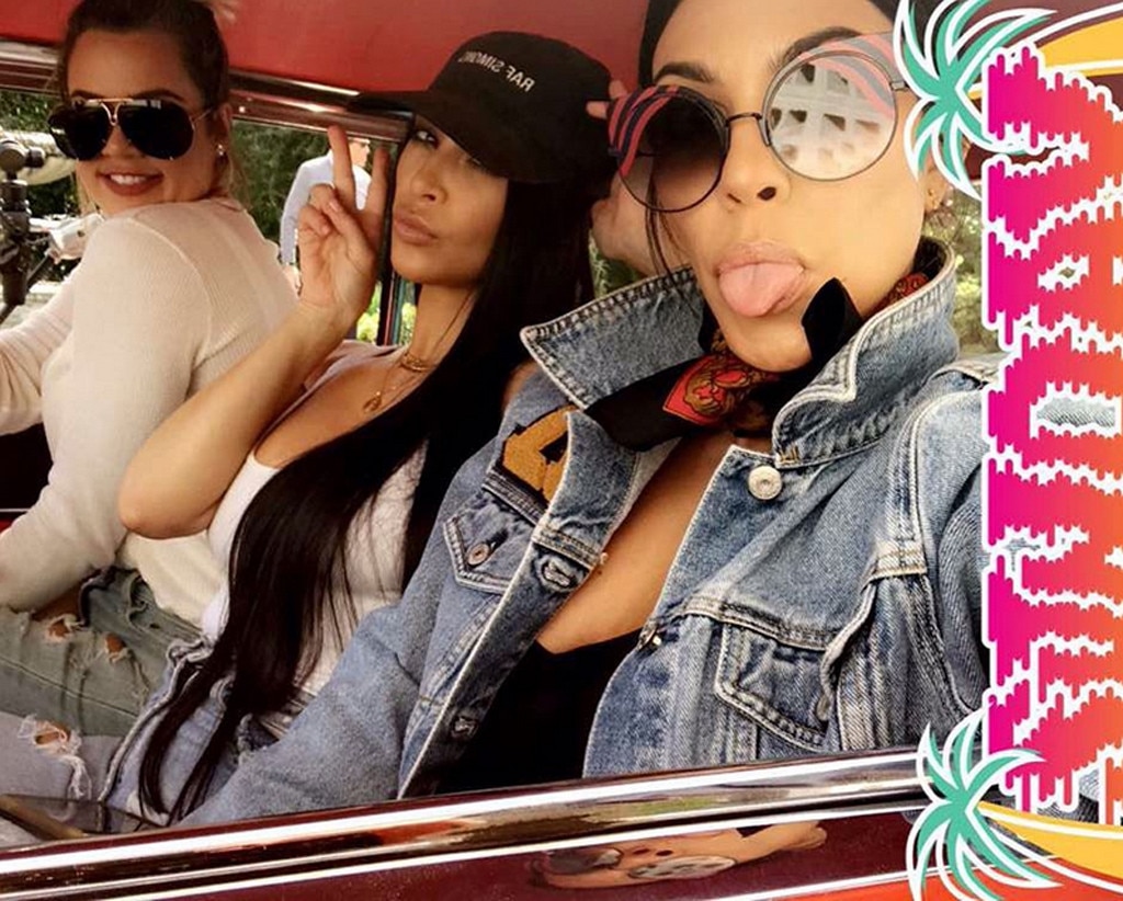 Khloe Kardashian, Snapchat