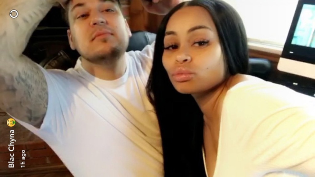 Rob Kardashian, Blac Chyna, Snapchat