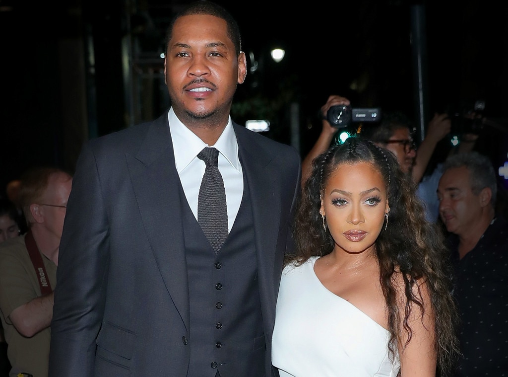 Here's How Carmelo Reacted to La La at the BET Awards Here's How Carmelo Reacted to La La at the BET Awards