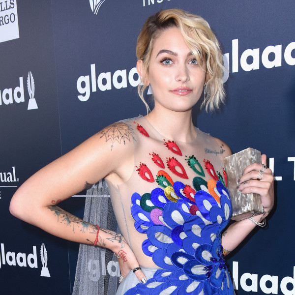 Paris Jackson Stuns in Colorful Bird of Happiness Dress at 2017 GLAAD Media Awards