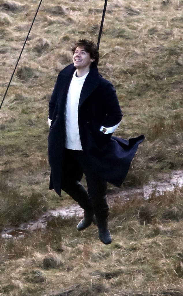Harry Styles Films Sign of the Times Music Video in Scotland E! News