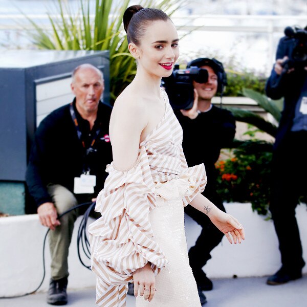 ESC: Cannes Street Style, Lily Collins ESC: Cannes Street Style, Lily Collins