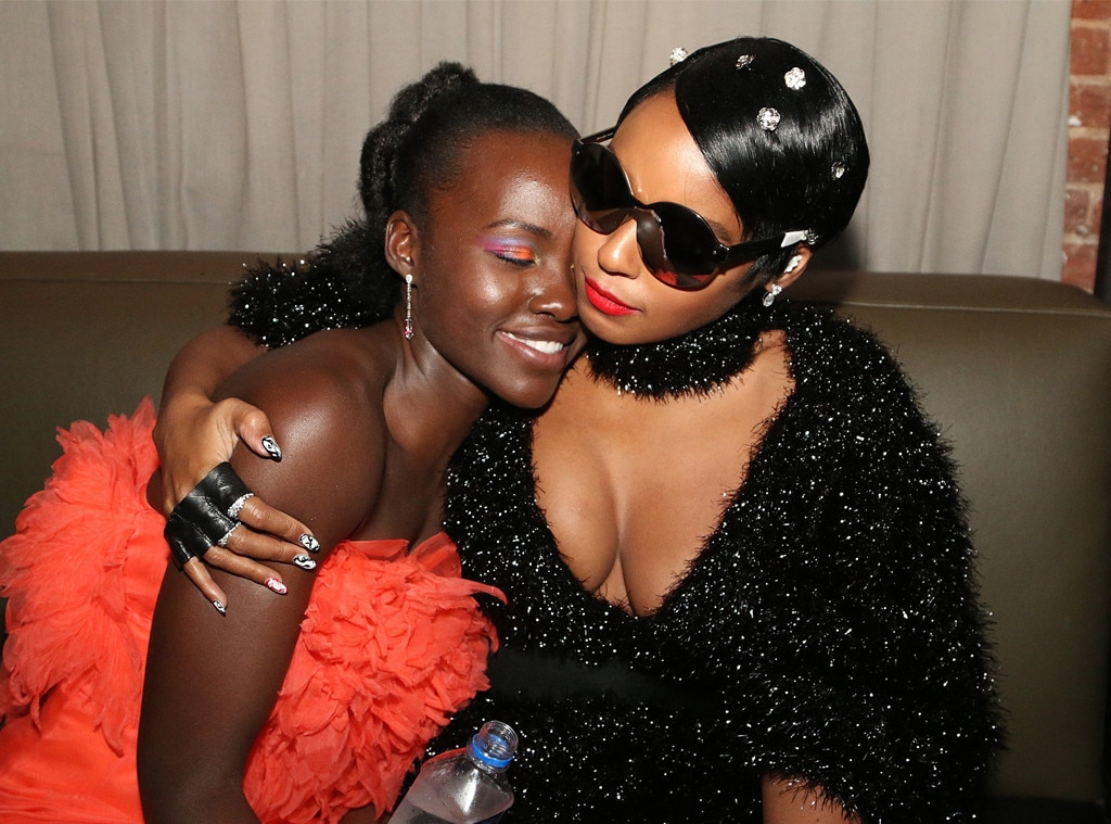 Janelle Monae, Lupita Nyong'o, The Rihanna Gala After Party 