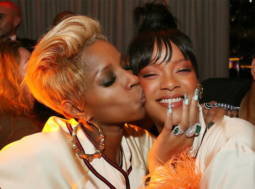 Mary J. Blige, Rihanna, The Rihanna Gala After Party 