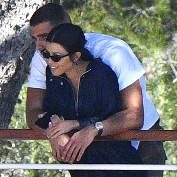 Kourtney Kardashian and Younes Bendjima Pack on the PDA Near Cannes