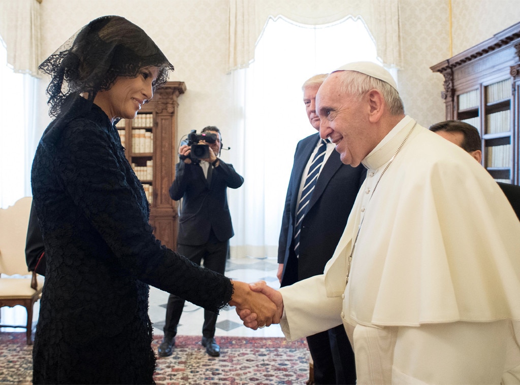 Melania Trump, Pope Francis 