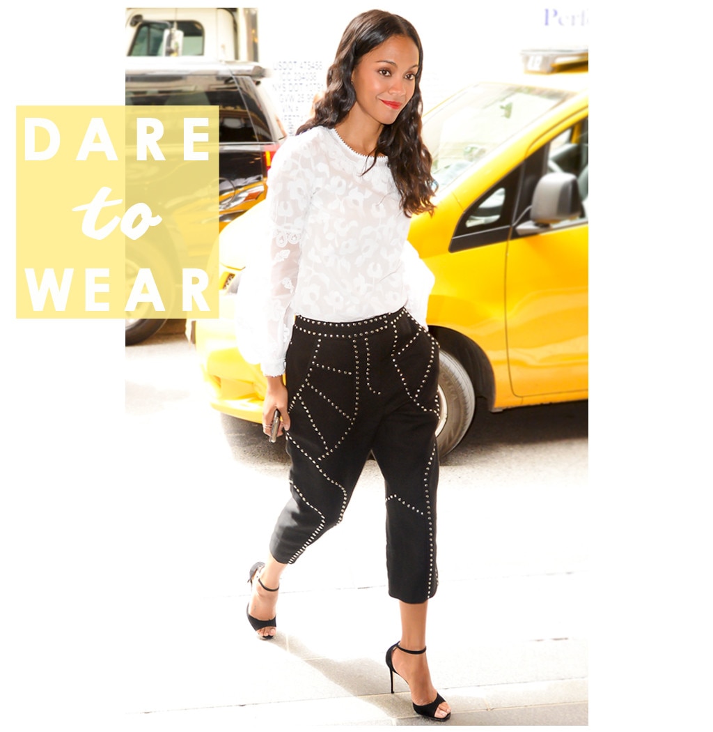 ESC: Dare to Wear, Zoe Saldana