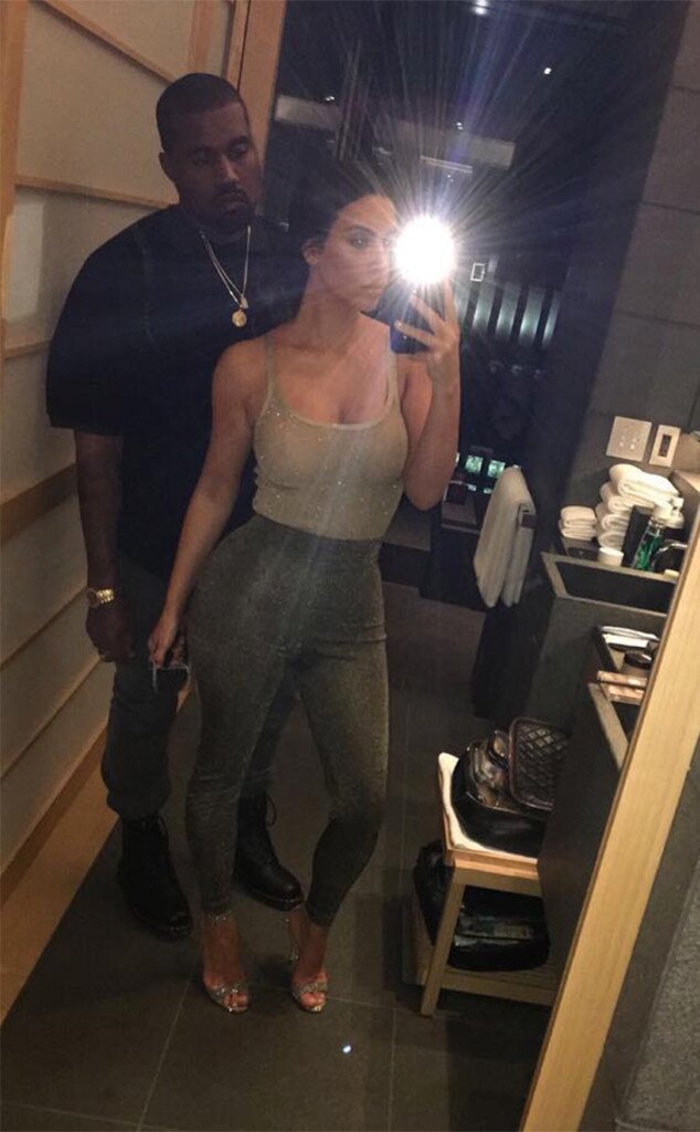 Kim Kardashian, Kanye West, Snapchat