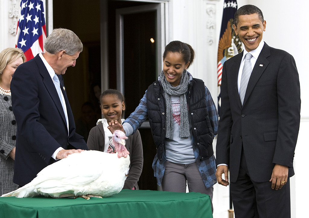 Gobble, Gobble from Malia Obama and Sasha Obama Over the Years | E! News