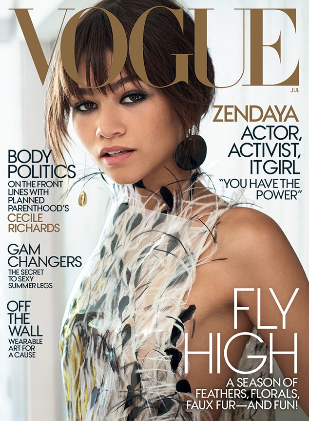 Zendaya Scores First Vogue Cover and Models Looks From the '20s to Today  E! News