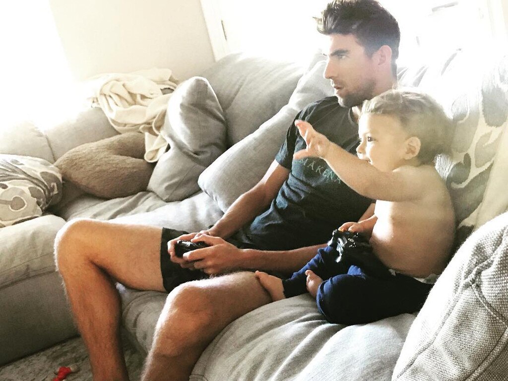 Michael Phelps, Son, Boomer, Father's Day 2017