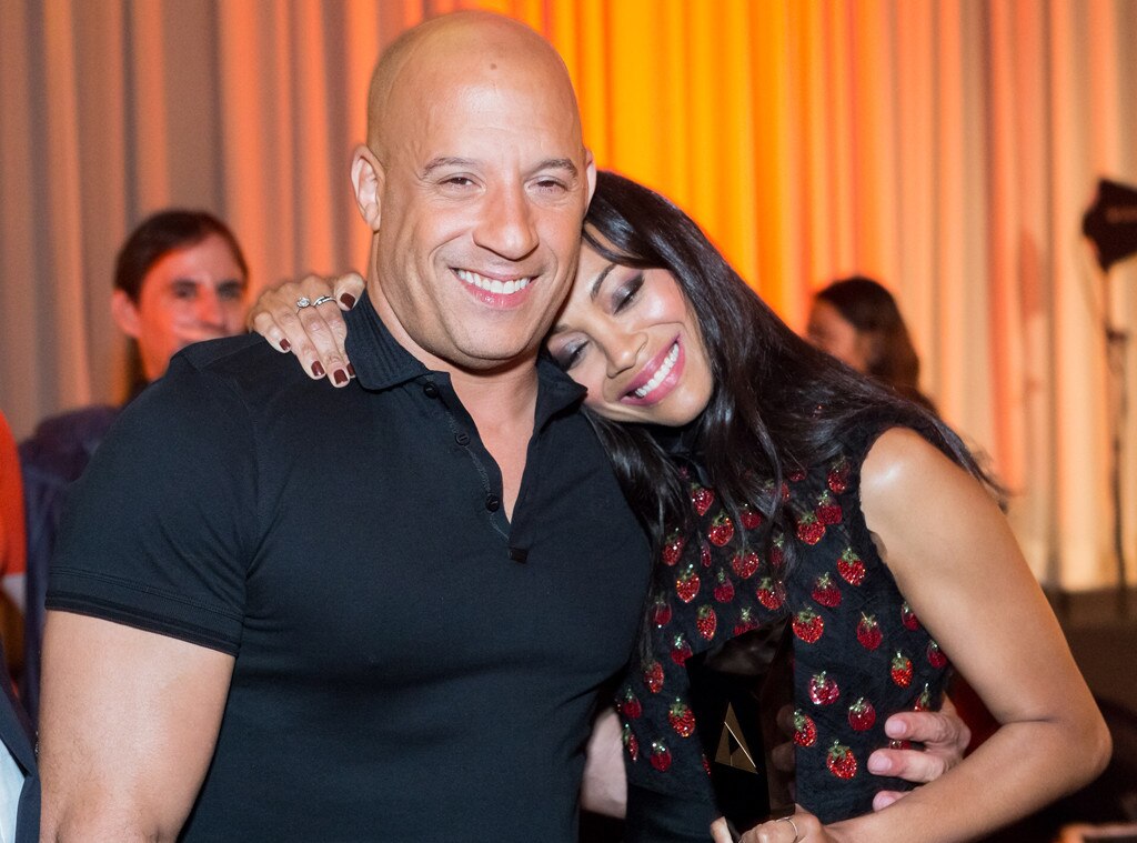 Zoe Saldana, Vin Diesel