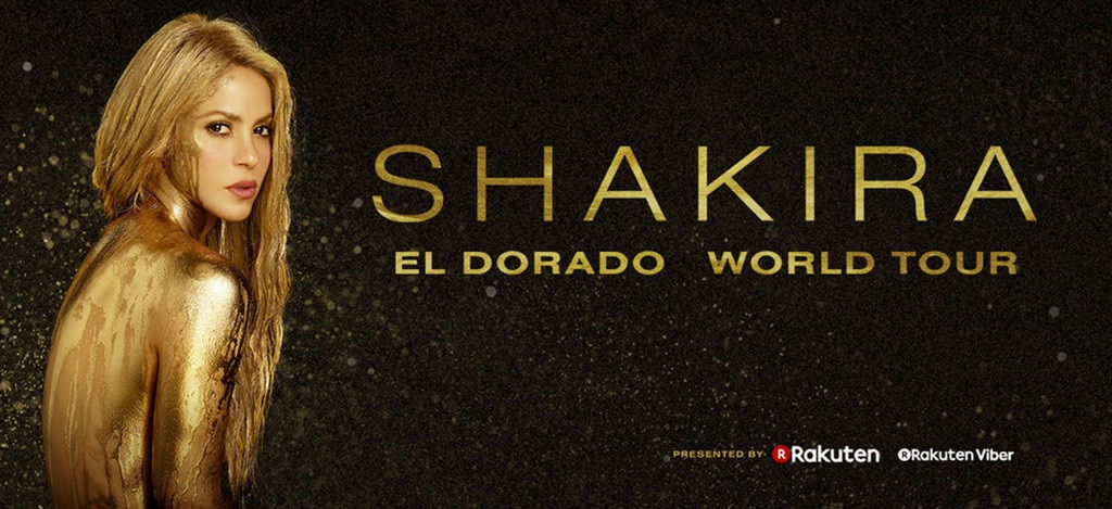 Shakira Announces El Dorado World Tour Dates E News Australia