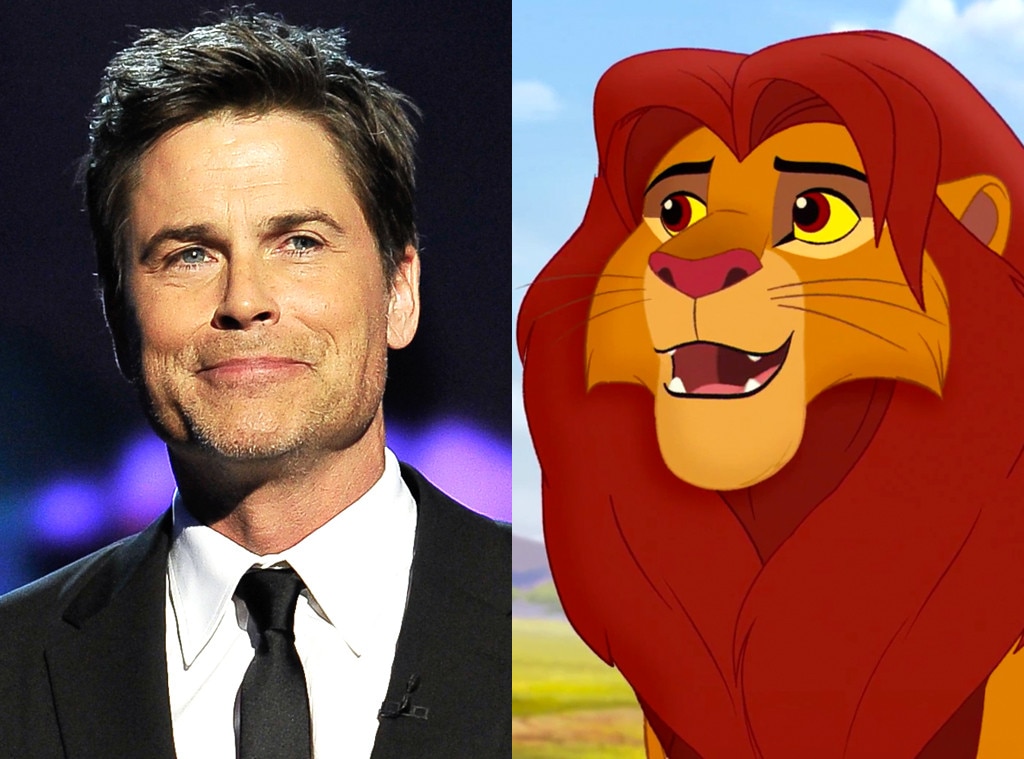 Celeb Voices in Kid Shows, Robe Lowe, The Lion Guard