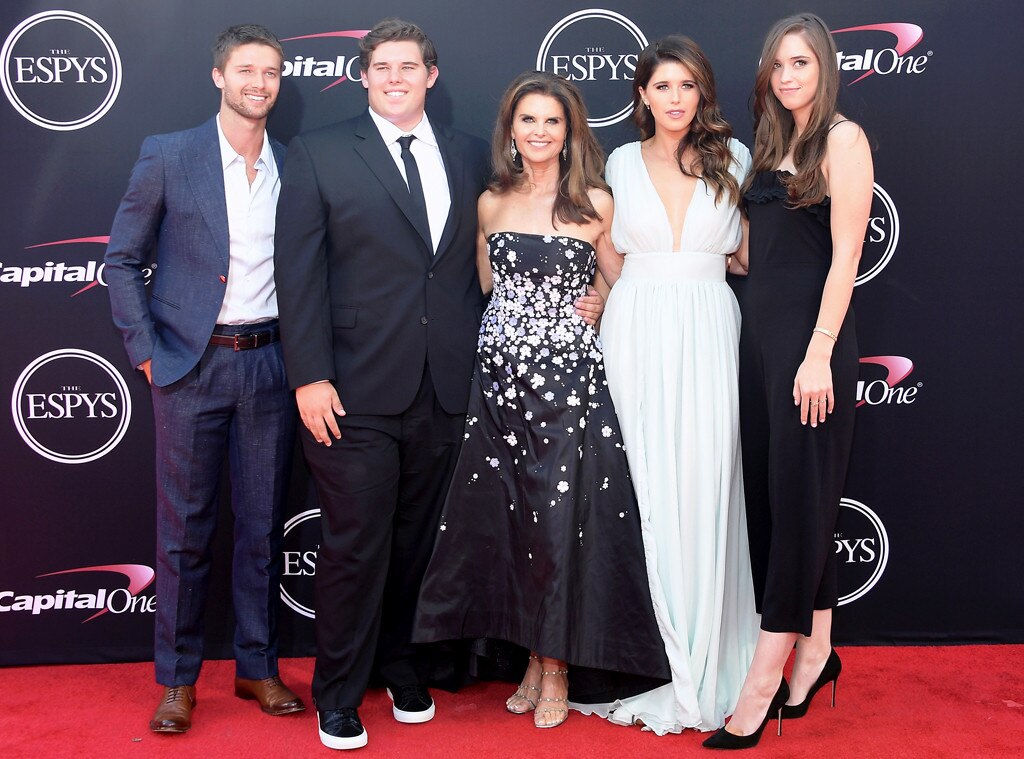 Maria Shriver, Patrick Schwarzenegger, Christopher Schwarzenegger, Katherine Schwarzenegger, Christina Schwarzenegger, 2017 ESPY Awards