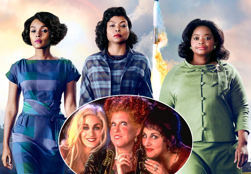 Octavia Spencer, Taraji P. Henson, Janelle Monae, Hidden Figures, Hocus Pocus