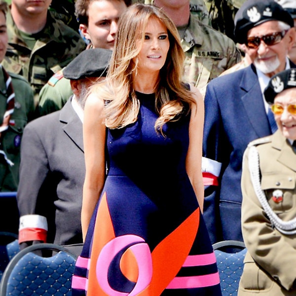 Melania Trump Stuns In Yellow Dior Gown At Her And Donald Trump's ...