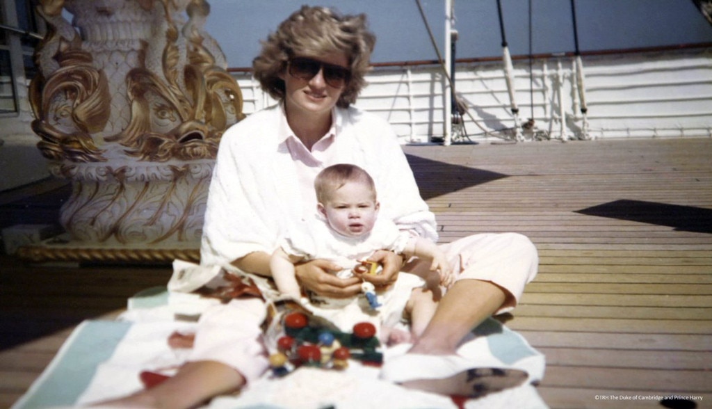 Princess Diana Prince Harry, Childhood Photo