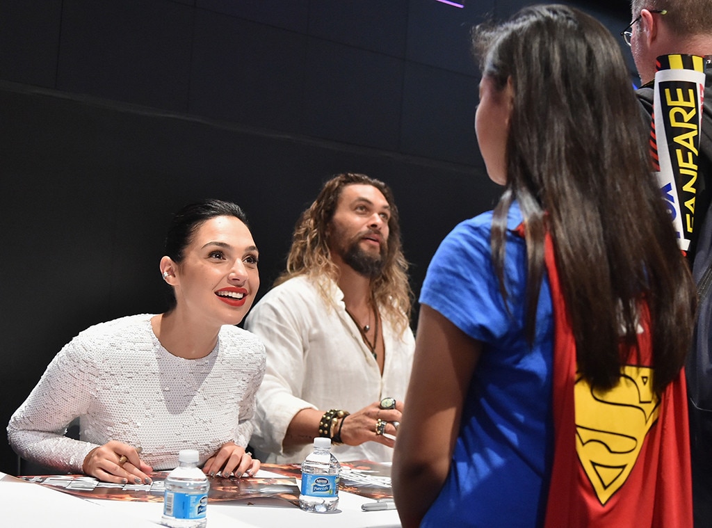 Gal Gadot Cheers Up Young Wonder Woman Fan at Comic-Con Gal Gadot Cheers Up Young Wonder Woman Fan at Comic-Con