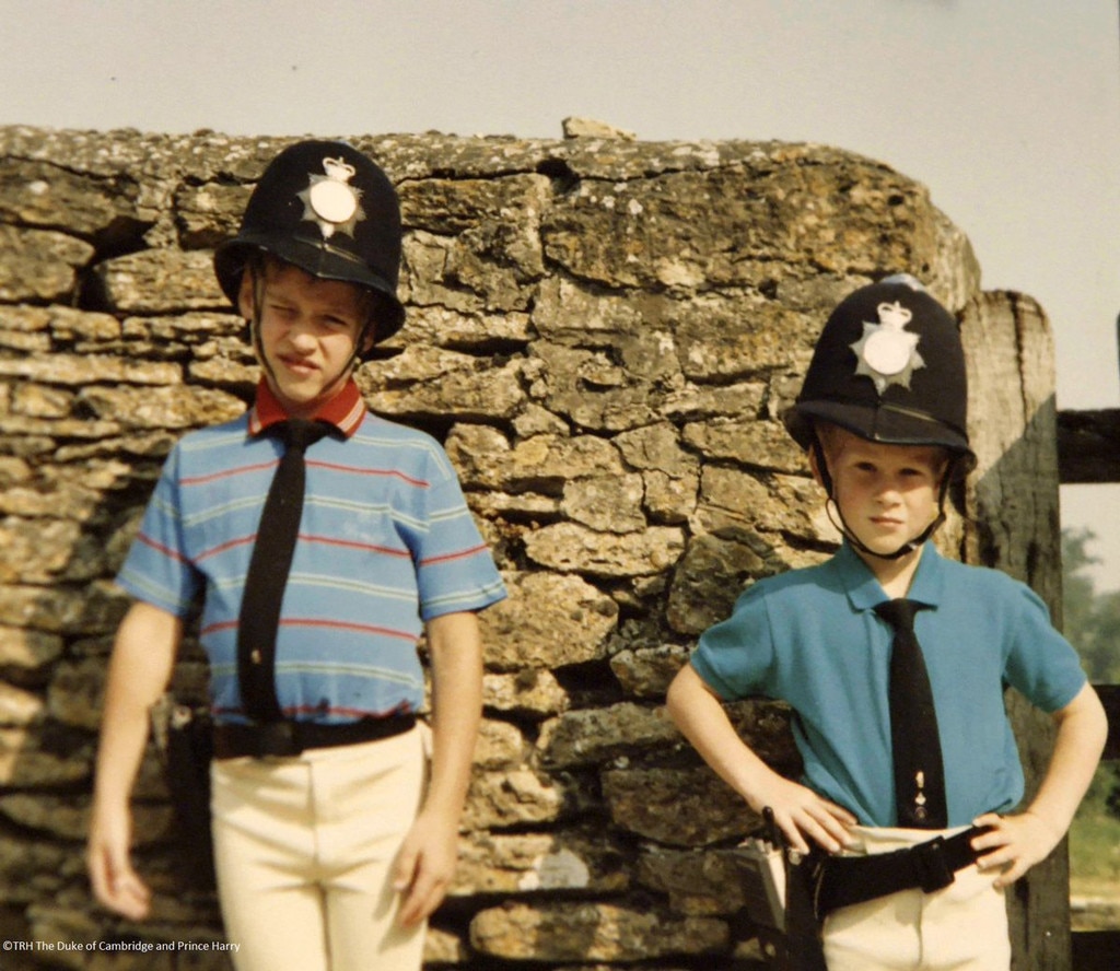 Prince William, Prince Harry, Childhood Photo
