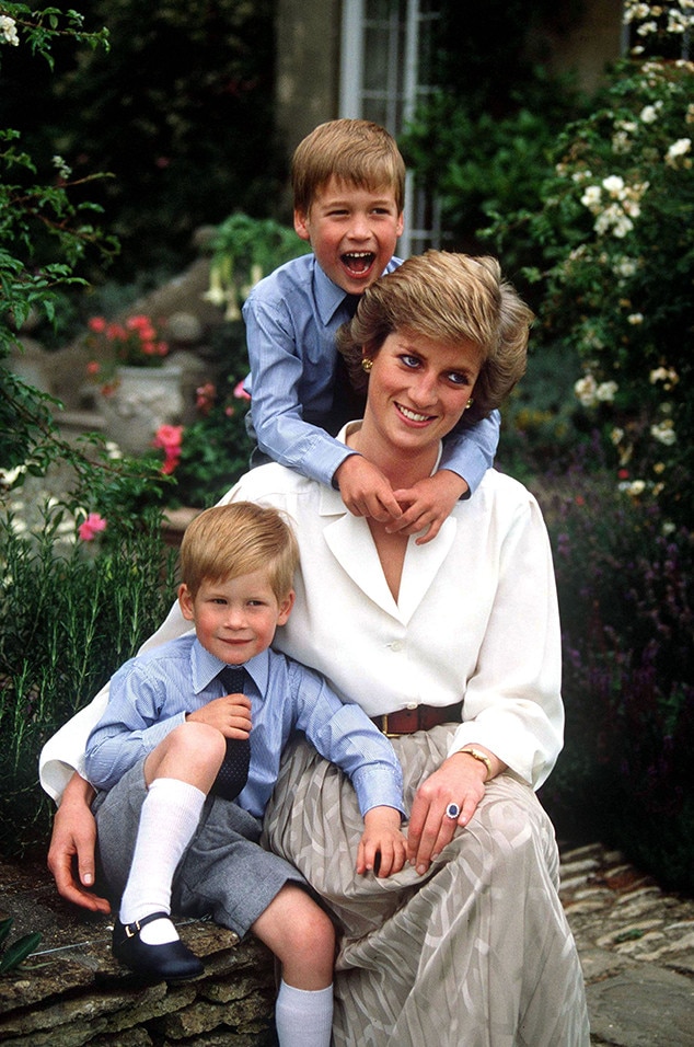 Prince Harry, Prince William, Princess Diana