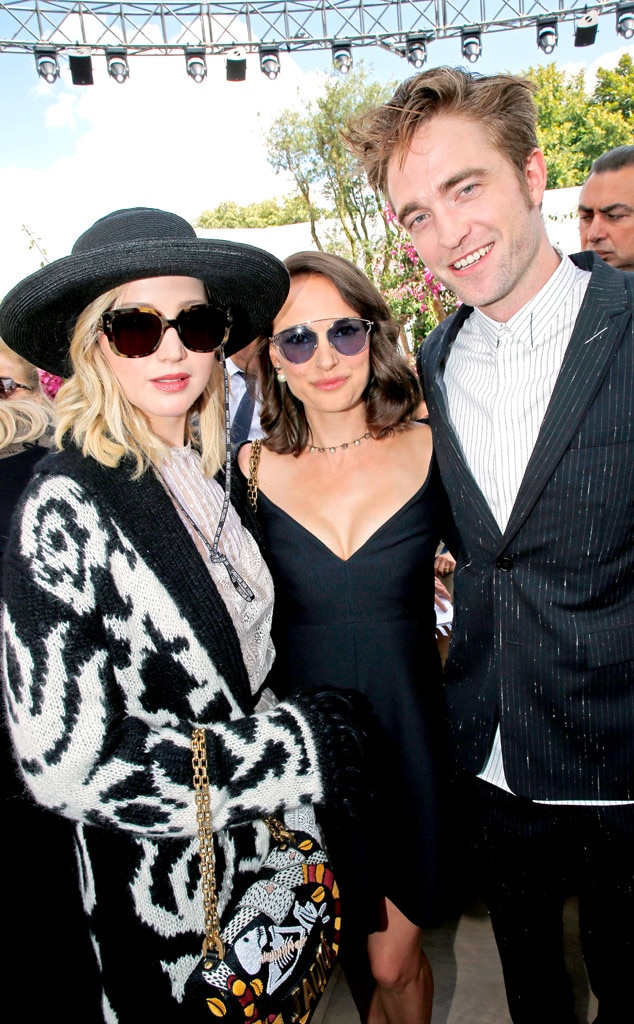 Jennifer Lawrence, Natalie Portman, Robert Pattinson, Paris Fashion Week