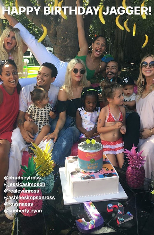 Jessica Simpson, Tracee Ellis Ross, Jagger Ross, Birthday