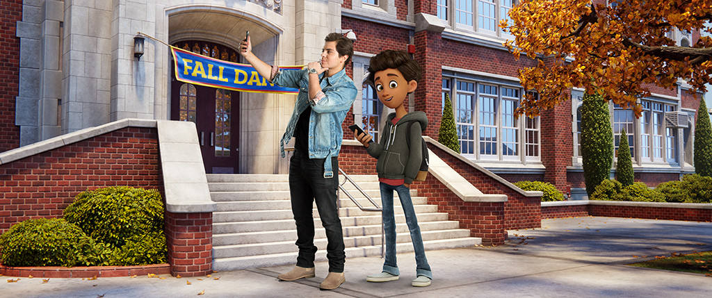 Alex (Jake T. Austin) from Meet the Characters From The Emoji Movie E