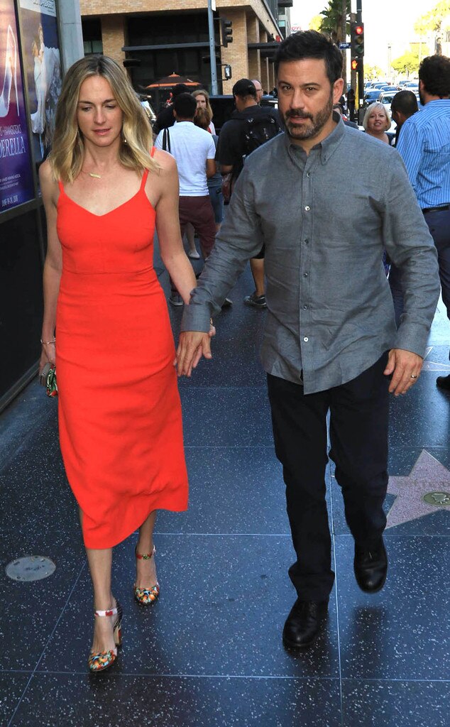 Jimmy Kimmel, Molly McNearney, Hamilton Opening Night