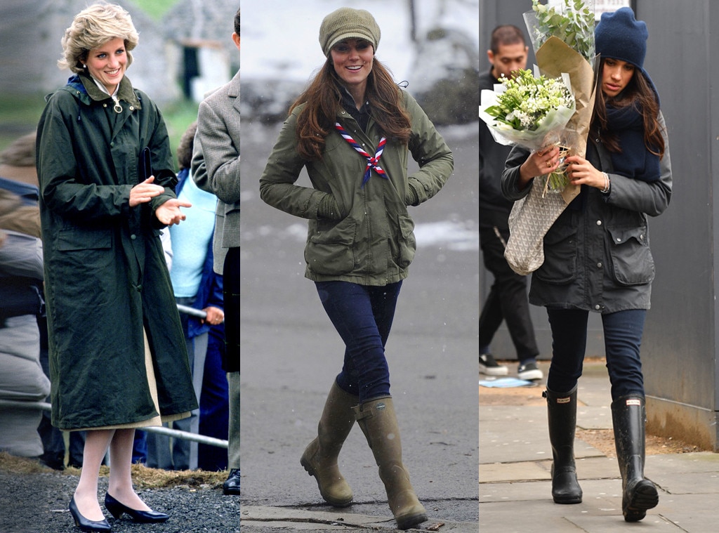 Princess Diana, Kate Middleton, Meghan Markle