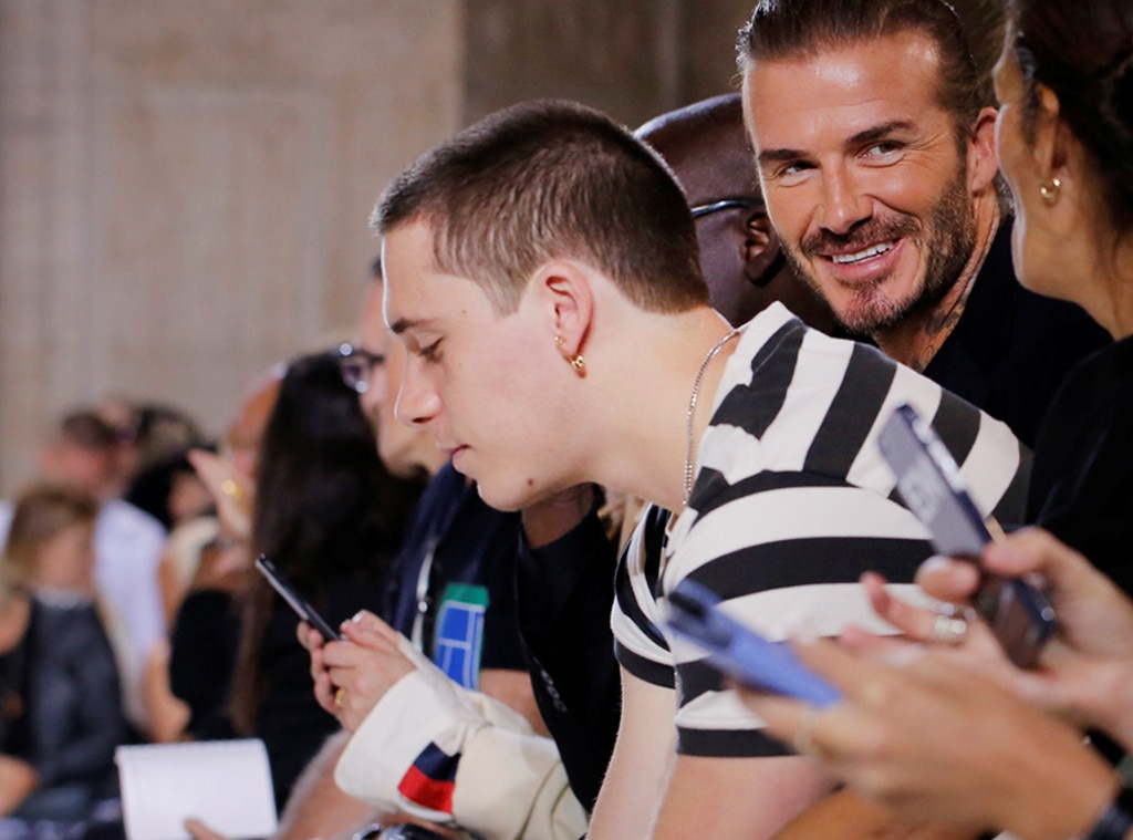 ESC: NYFW Families, David Beckham, Brooklyn Beckham