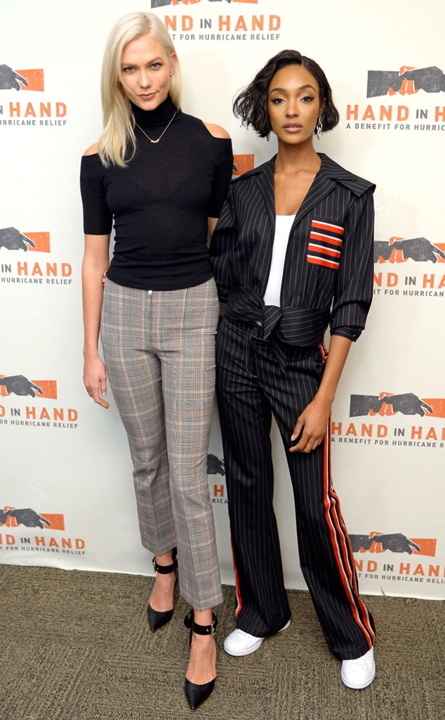 Karlie Kloss & Jourdan Dunn, Hand in Hand: A Benefit for Hurricane Relief