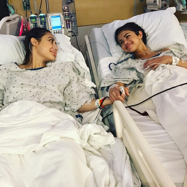 Image result for selena gomez hospital bed