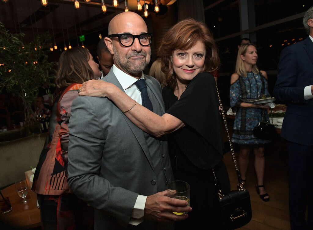 Stanley Tucci, Susan Sarandon, Emmy Party Pics 2017