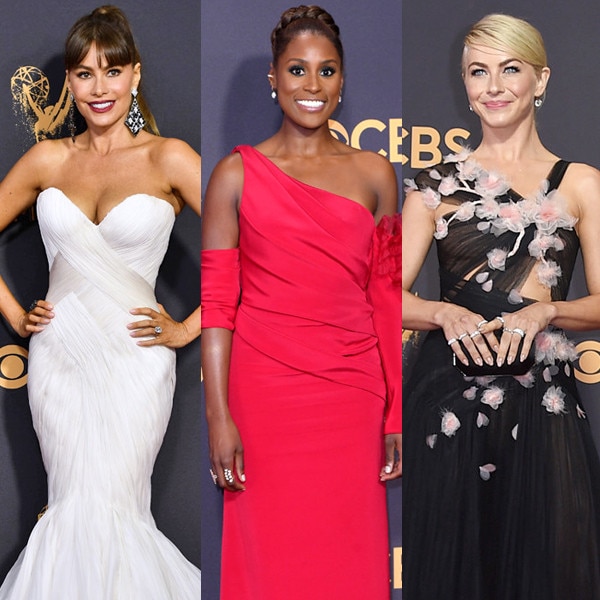 Sofia Vergara, Issa Rae, Julianne Hough, 2017 Emmy Award Sofia Vergara, Issa Rae, Julianne Hough, 2017 Emmy Award