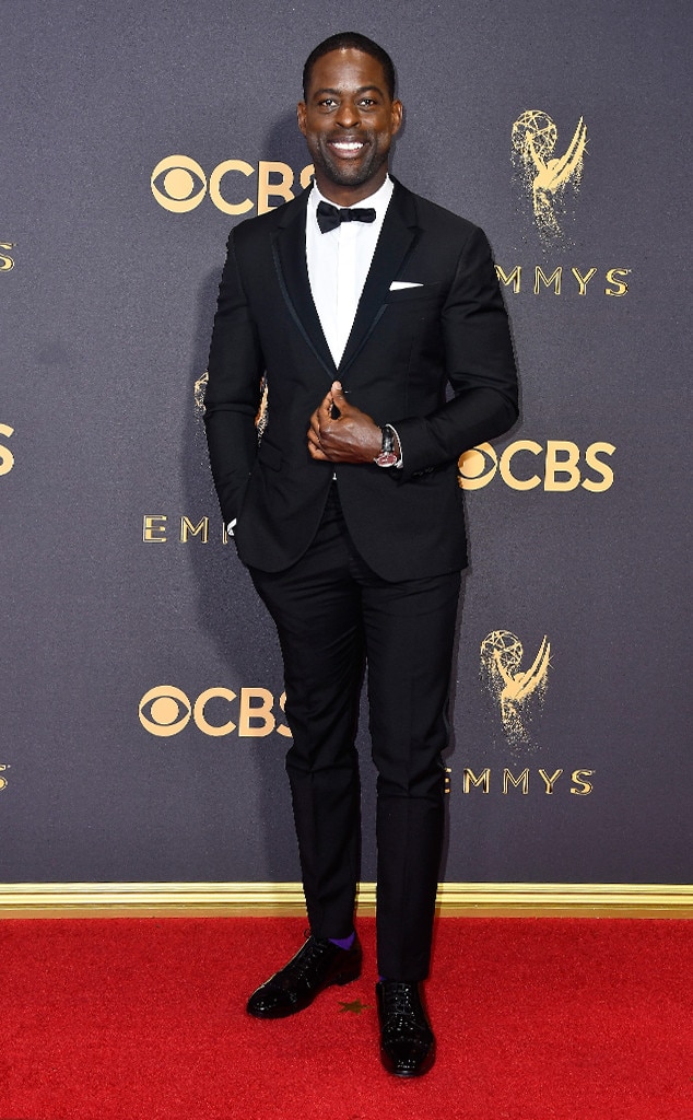 Sterling K. Brown, 2017 Emmy Awards, Arrivals