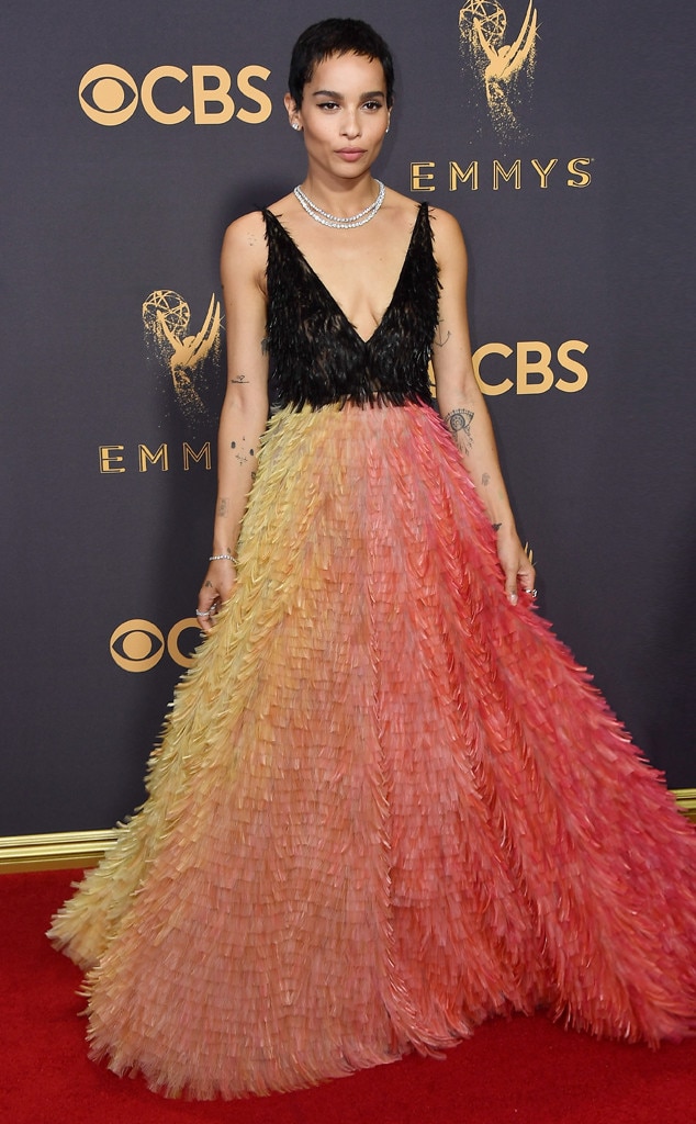 Zoe Kravitz, 2017 Emmy Awards, Arrivals