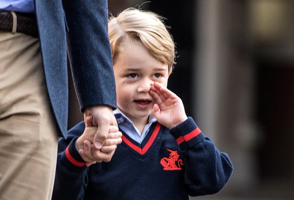 Prince George, Prince William, Thomas's Battersea