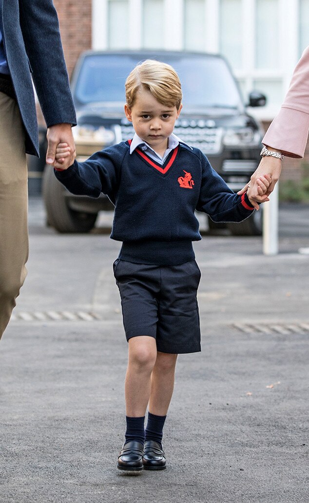 Prince George, Prince William, Thomas's Battersea