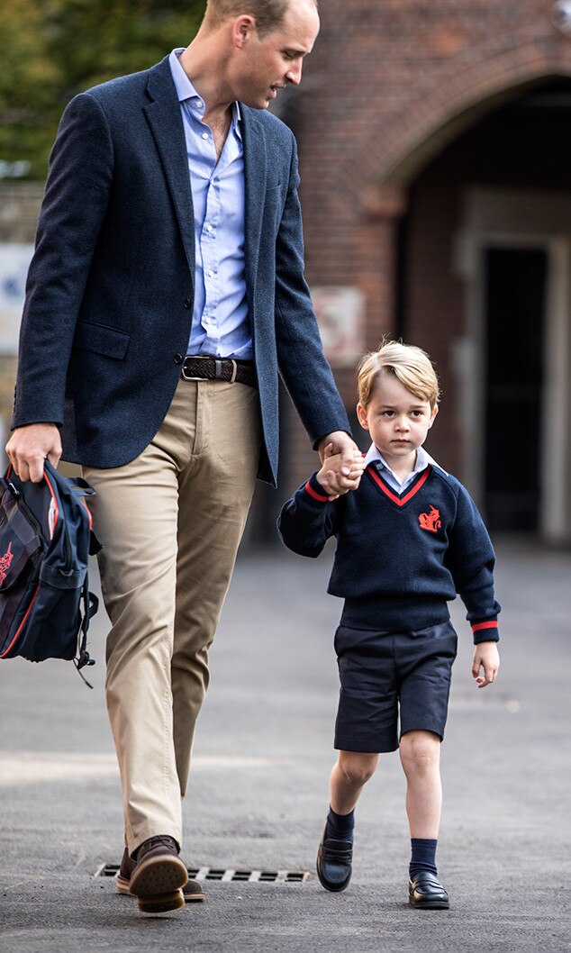Prince George, Prince William, Thomas's Battersea
