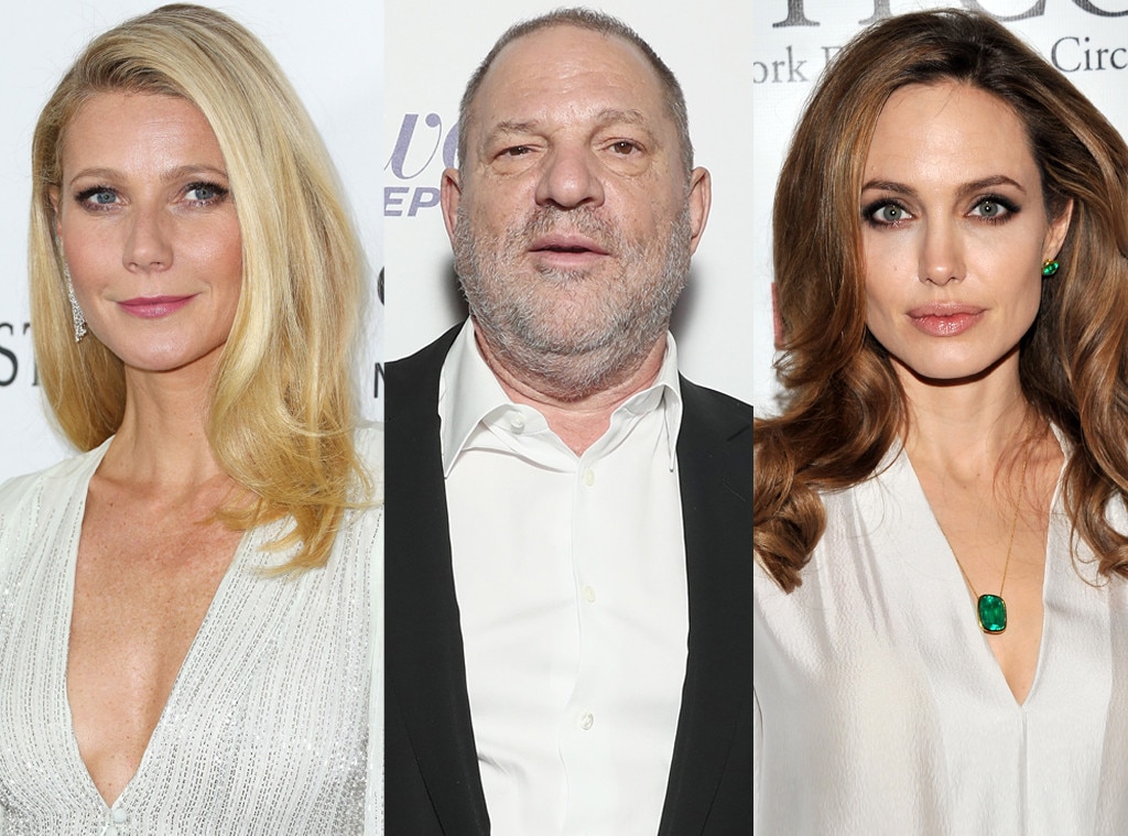 Angelina Jolie, Gwyneth Paltrow, Harvey Weinstein Angelina Jolie, Gwyneth Paltrow, Harvey Weinstein