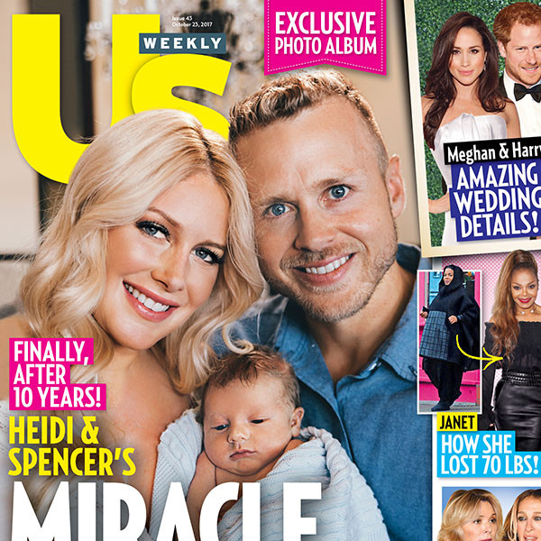 Heidi Montag and Spencer Pratt Introduce Their Newborn Son Gunner on the Cover of <i>Us Weekly</i>