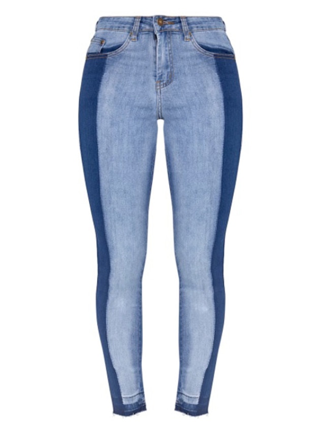 Hilary Duff's TwoTone Denim Jeans Are Perfect for Lazy Weekends E! News