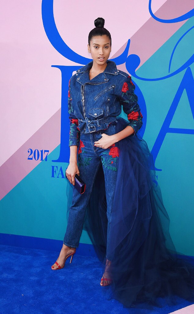 ESC: CFDA Awards 2017, Imaan Hammam, Denim