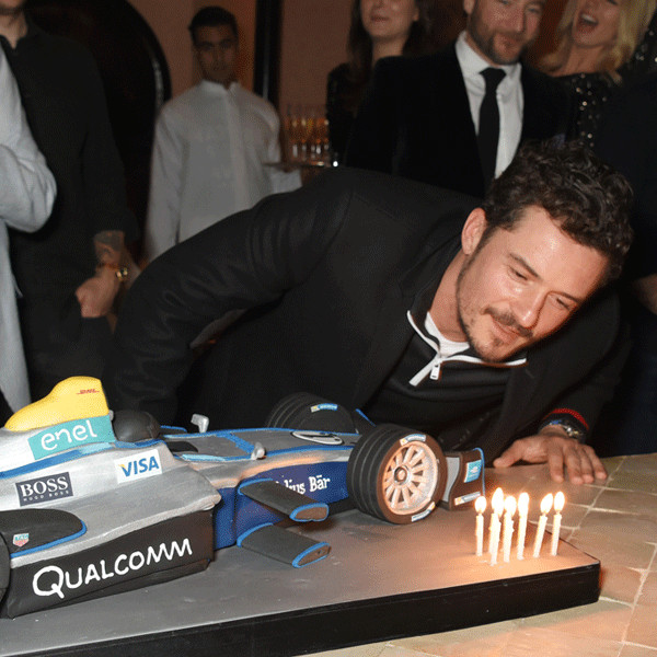 Orlando Bloom Celebrates Birthday With Leonardo DiCaprio and Race Cars in Morocco