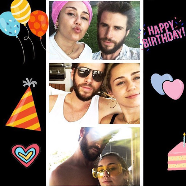 Liam Hemsworth Gets Serious Birthday Love From Miley Cyrus