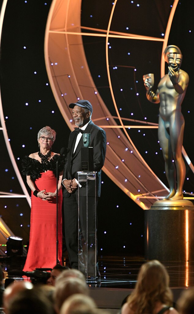 rita moreno morgan freeman morgan freeman rita moreno from reunions at the 2018 sag rita moreno morgan freeman morgan freeman rita moreno from reunions at the 2018 sag