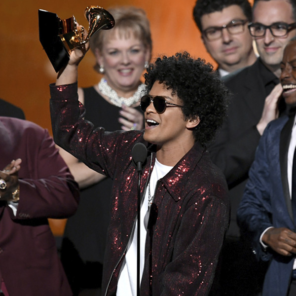 Bruno Mars Dances His Way to Album of the Year at the 2018 Grammy Awards